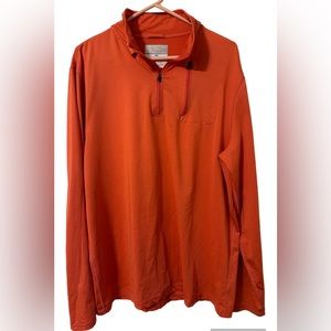 Ocean+Coast 1/4 Zip Orange Shirt Men’s L